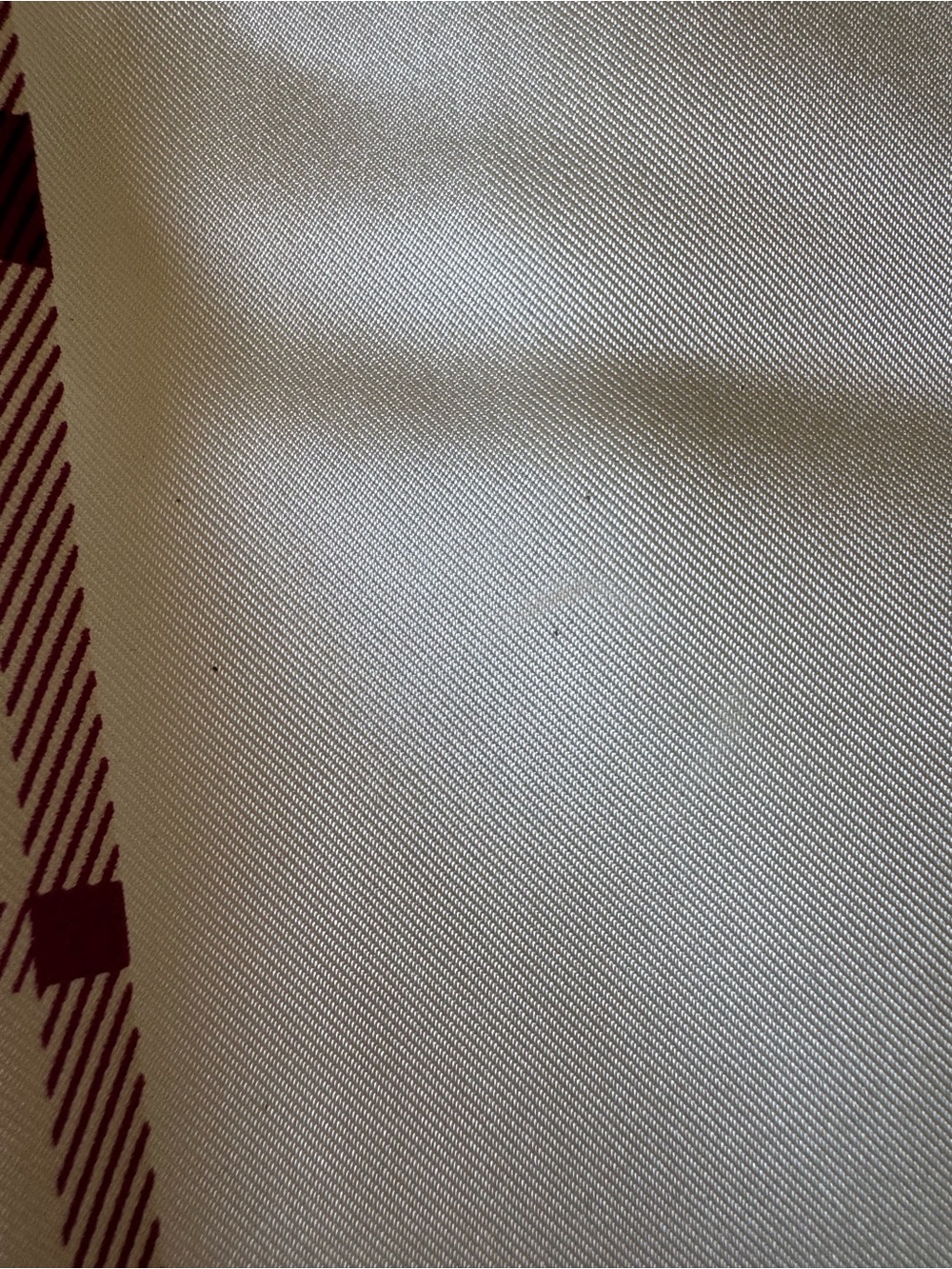 Burberry Beige Plaid Silk Square Scarf - Picture 9 of 16